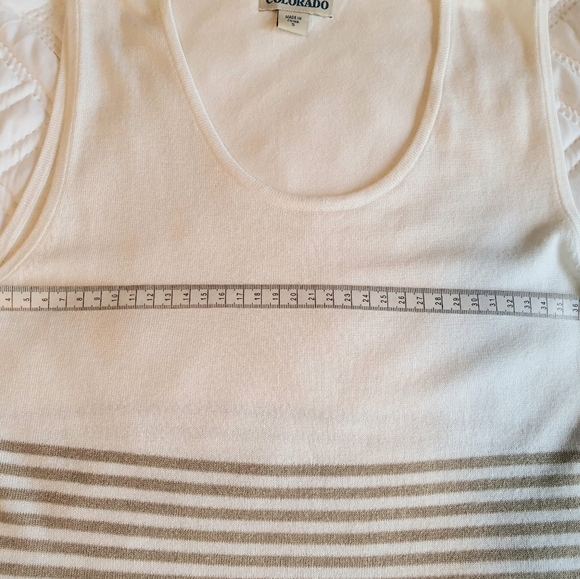 Colorado Tri Colour Sleeveless Tank Top - Picture 12 of 13